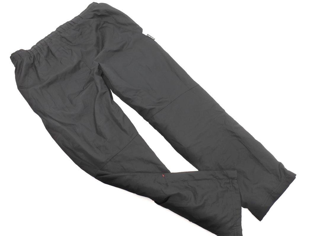 adidas アディダス ロゴ 裾ジップ トラック パンツ sizeL/黒