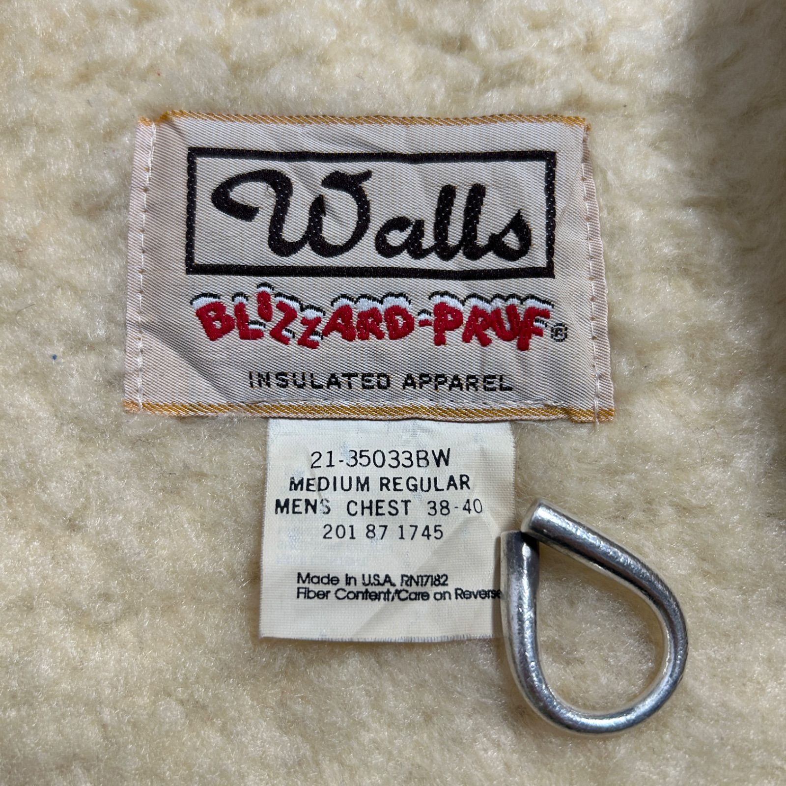 80s Walls ウォールズ ダックベスト ダック生地USA製 トレバーク 80s Walls ウォールズ ダックベスト ダック生地USA製 トレバーク 80s