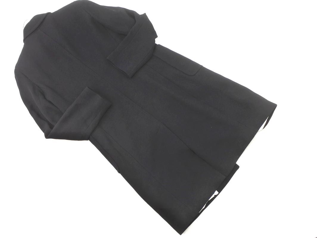 J.CREW ジェイクルー ウール混 ステンカラー コート size4/黒