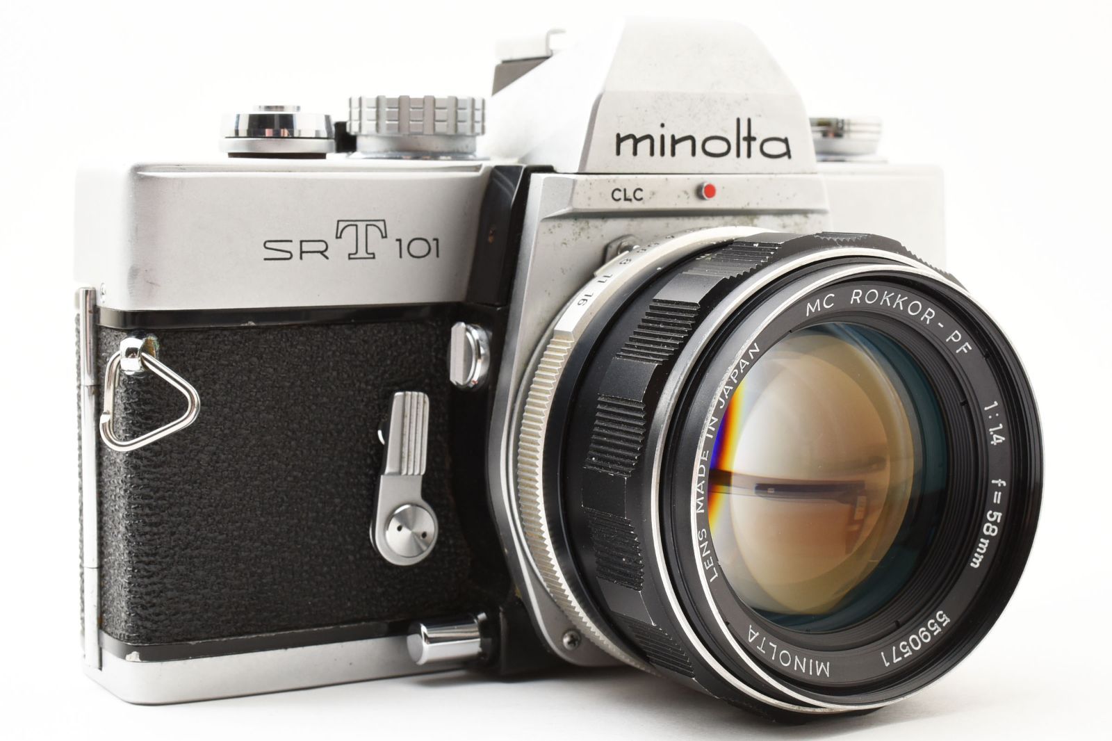 3679 ミノルタ Minolta SRT 101 58mm f1.4 一眼レフ フィルムカメラ