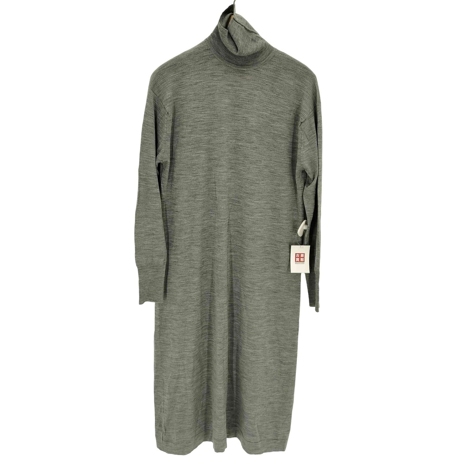 ジョンスメドレー タートルネック ニットワンピース 現行タグ 薄手 ジョンスメドレー JOHN SMEDLEY 英国製 タートルネックニット