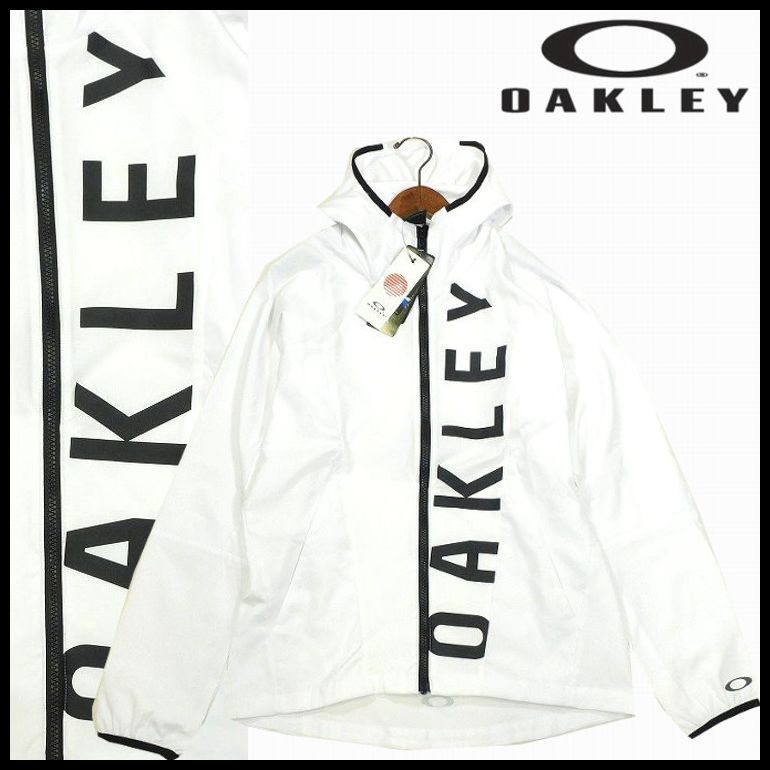 オークリー ENHANCE MY MOBILITY HOODY白L 新品未使用品 新品 オークリー フーディージップジャケット L 白 Enhance Mobility