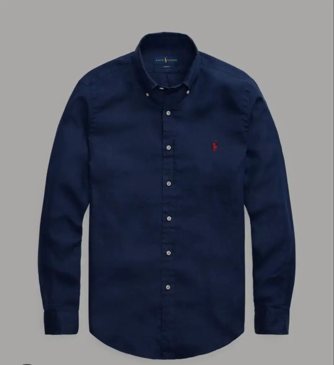 ポロ リネン シャツ ネイビー S サイズ します POLO