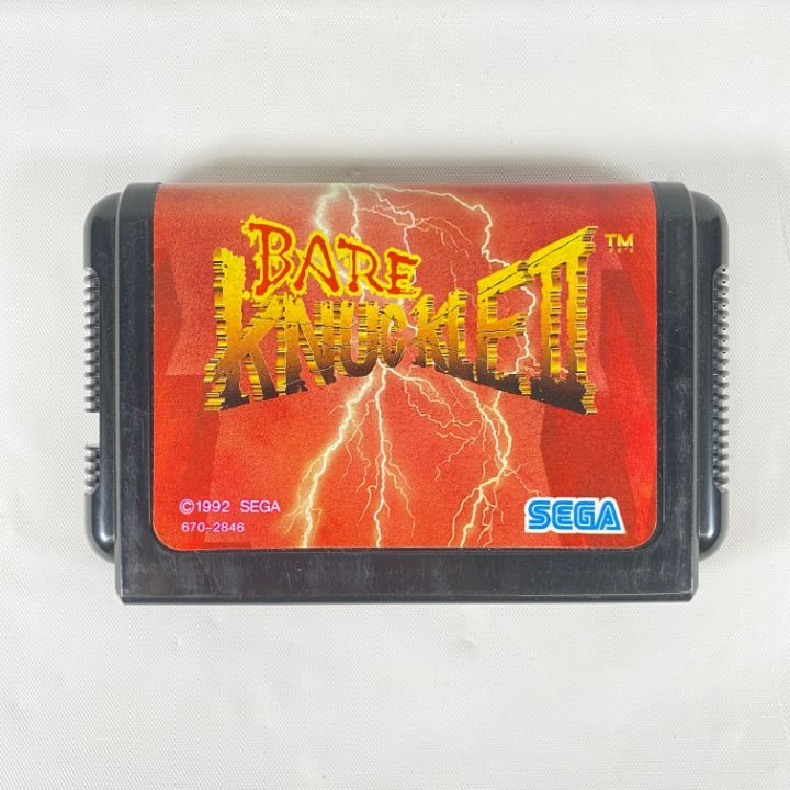 東店25-2671-2512】ベアナックルⅡ 死闘への鎮魂歌 メガドライブソフト