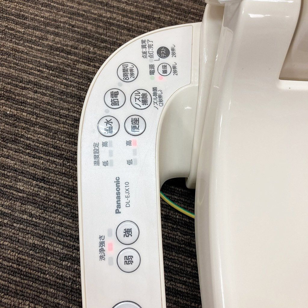  品 割れ有 Panasonic パナソニック 電気温水便座 ウォシュレット シャワートイレ DL EJX 10 CP パステルアイボリー 2 K 16 トイレ 住宅設備