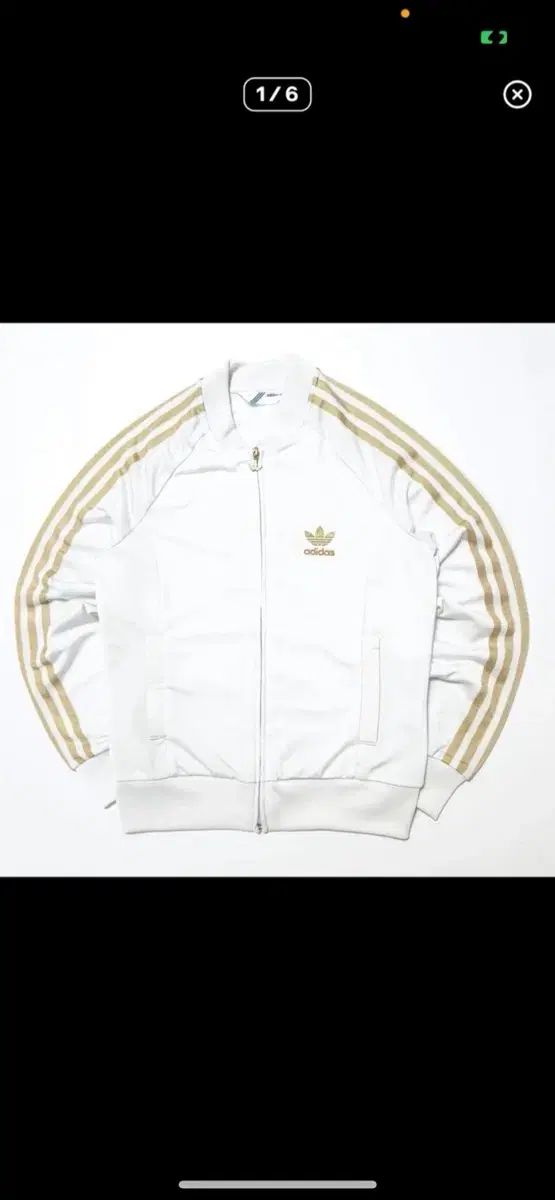 アディダス ホワイトゴールド ジャージ S ゴールデンサイズ