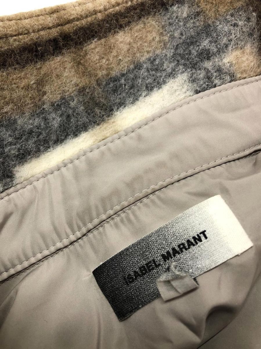 ISABEL MARANT イザベルマラン VE1126-20A008H GERVON JACKET チェック