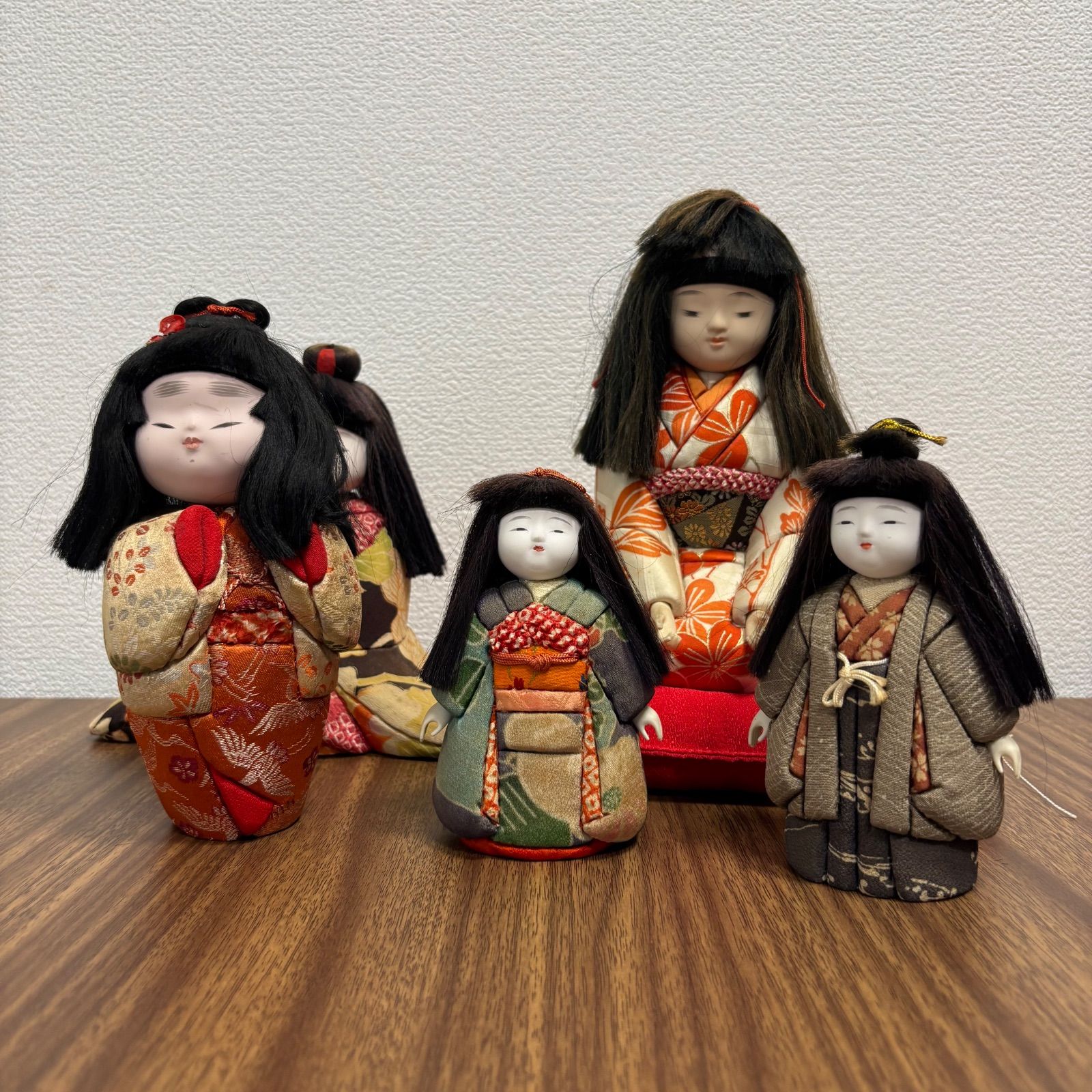 和人形 5体セット 伝統 着物人形 インテリア