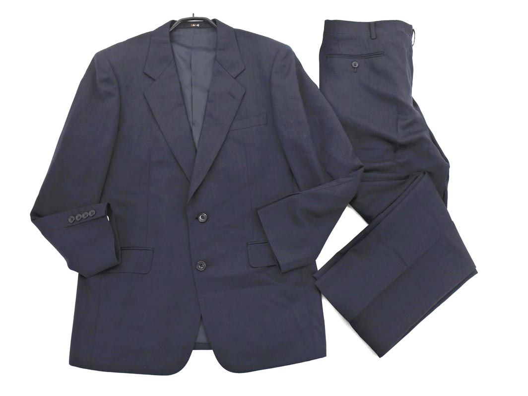 DAKS ダックス ウール100% ストライプ セットアップ ジャケット パンツ