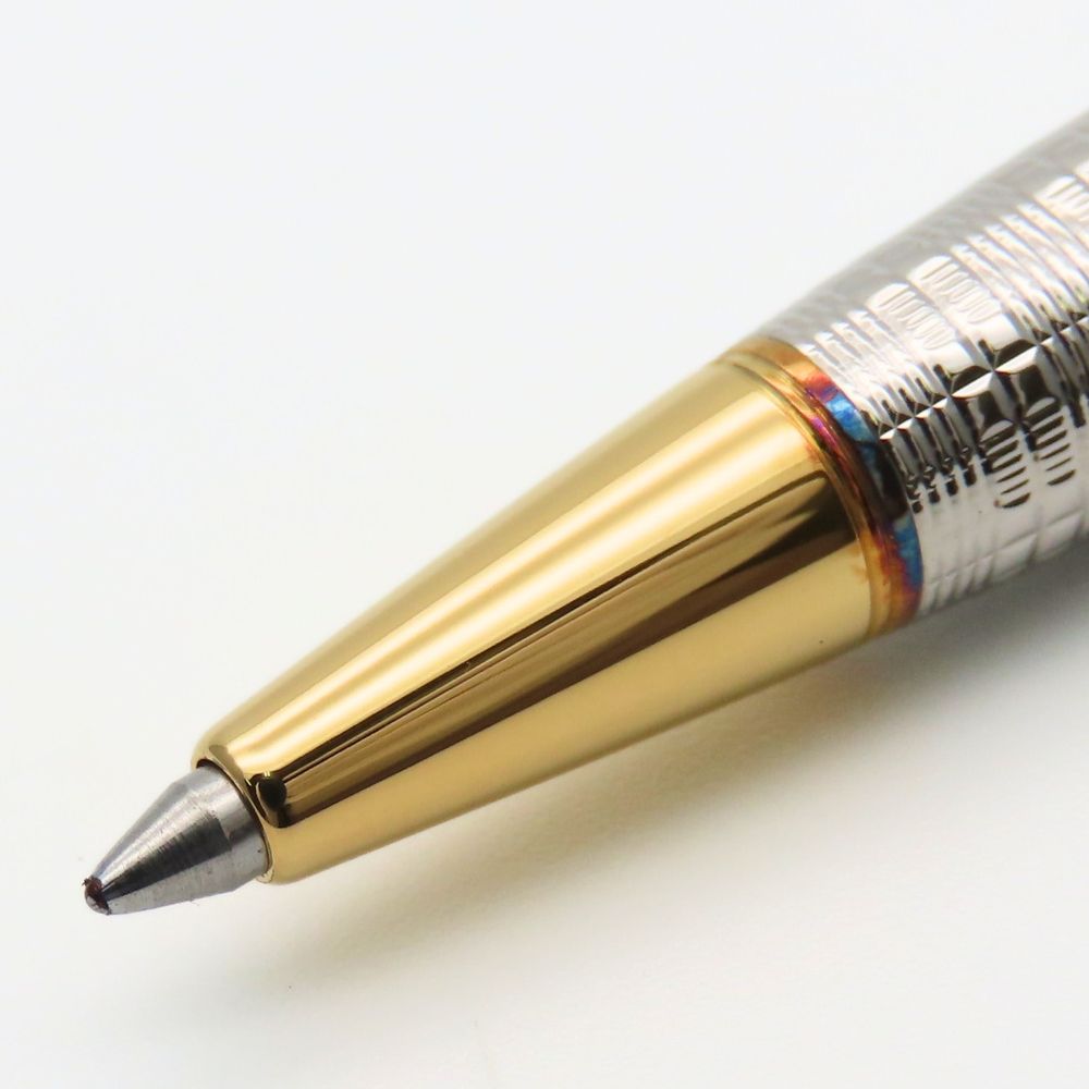 【中古】 パーカー ボールペン SONNET FRANCE P.III メタル シルバー ゴールド 回転式 レディース メンズ PARKER 中古】 パーカー ボールペン SONNET FRANCE P.III メタル シルバー