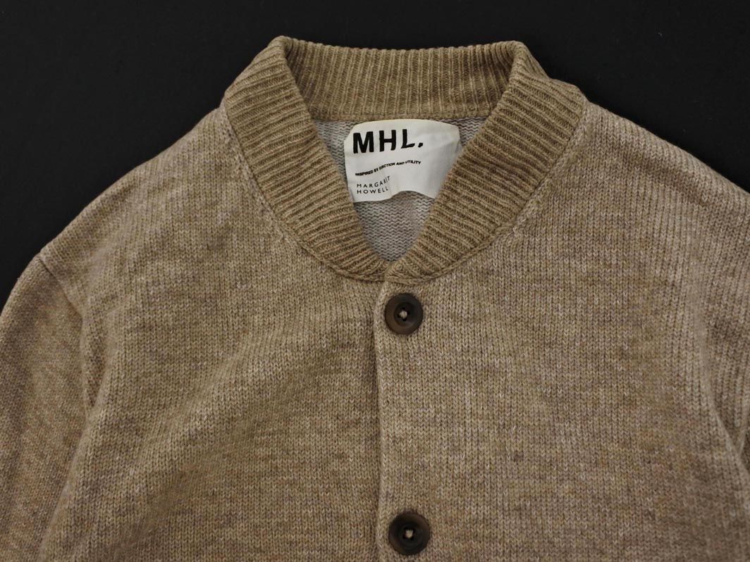 MARGARET HOWELL マーガレットハウエル MHL ウール混 カーディガン