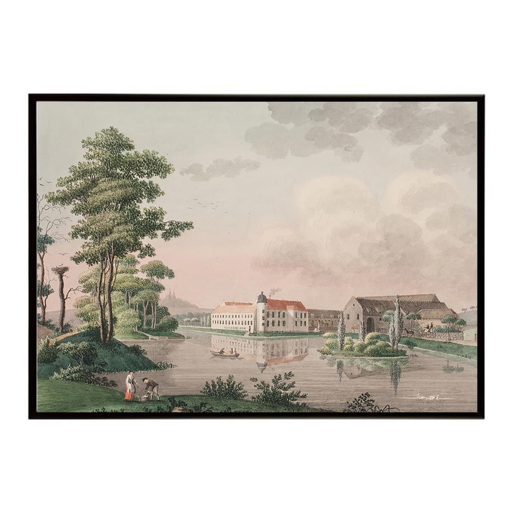 B4サイズ（約25x36cm）】【bn-poster-3450】フレーム付き 世界の古い