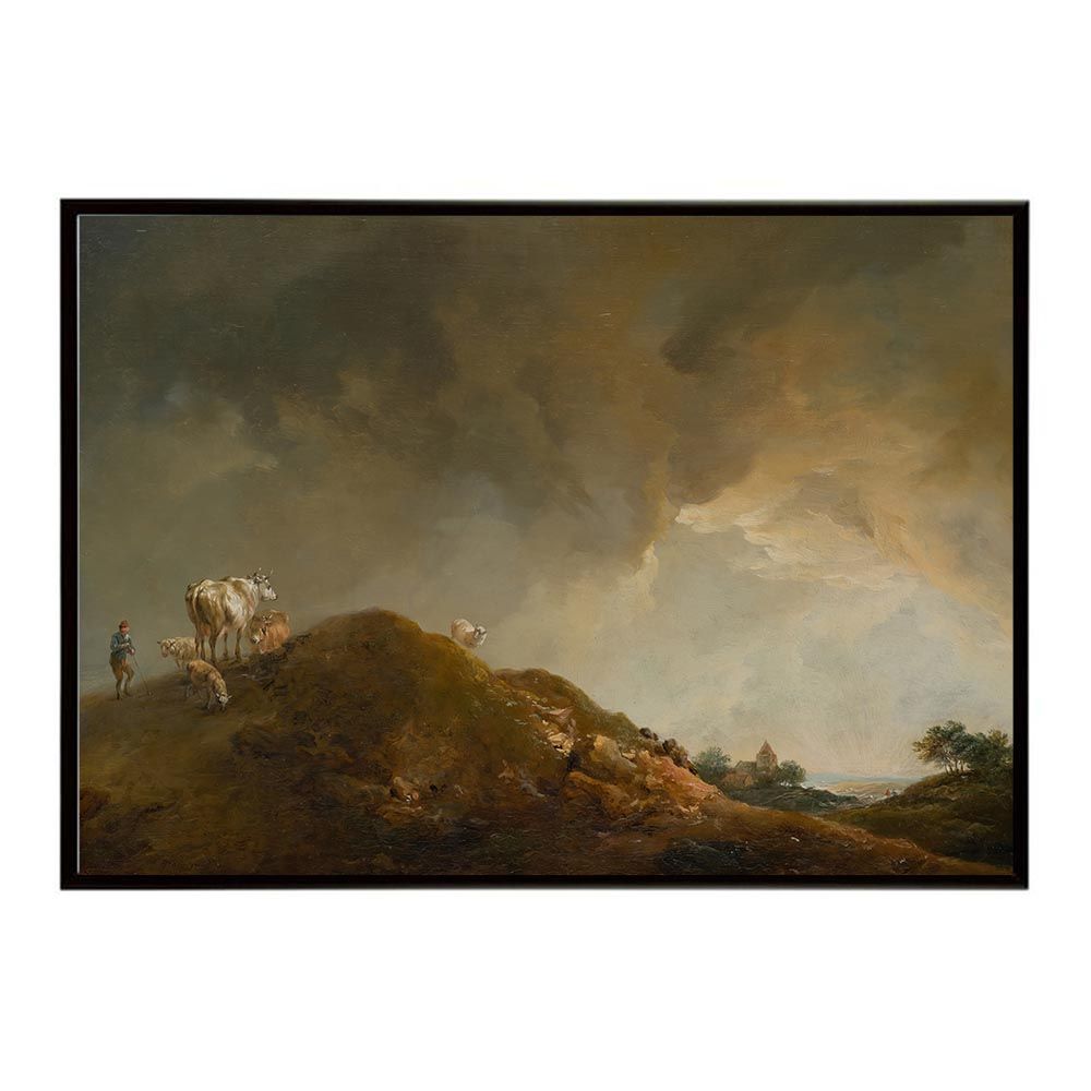 B4サイズ（約25x36cm）】【bn-poster-3453】フレーム付き 世界の古い