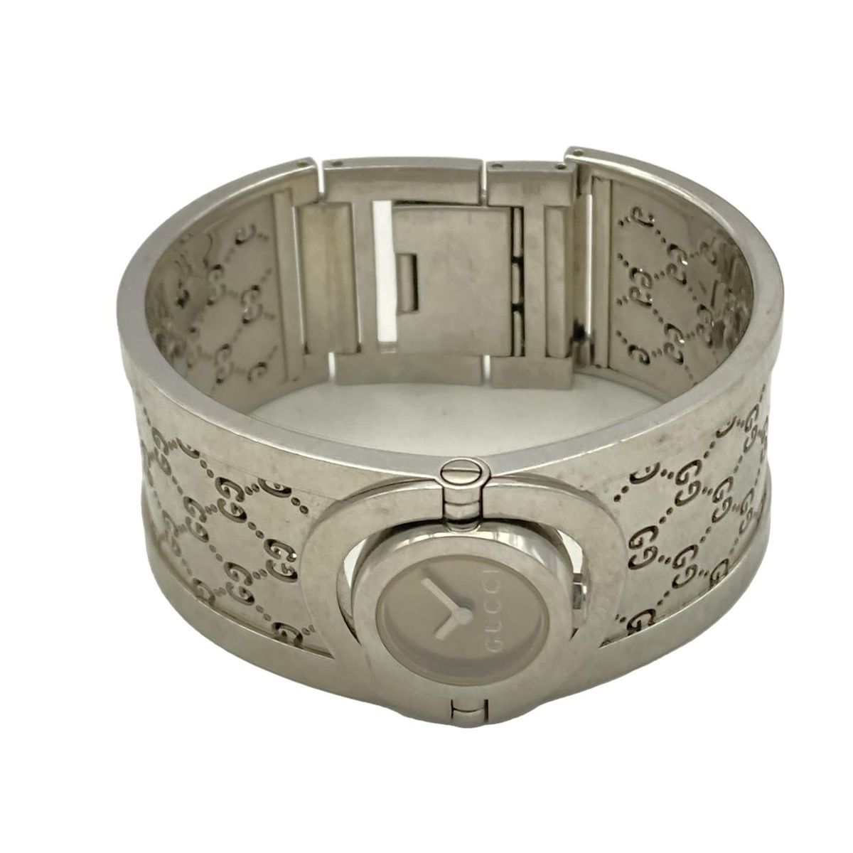 GUCCI グッチ 腕時計 トワールウォッチ 112 レディース ダークグレー