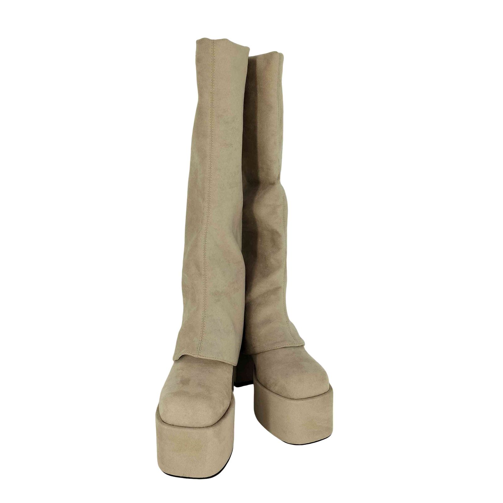 EMODA(エモダ) 25AW ルーズフレアカバーフィットブーツ レディース 表記無 【中古】【ブランド古着バズストア】 エモダ EMODA 25AW ルーズフレアカバーフィットブーツ レディース 表記