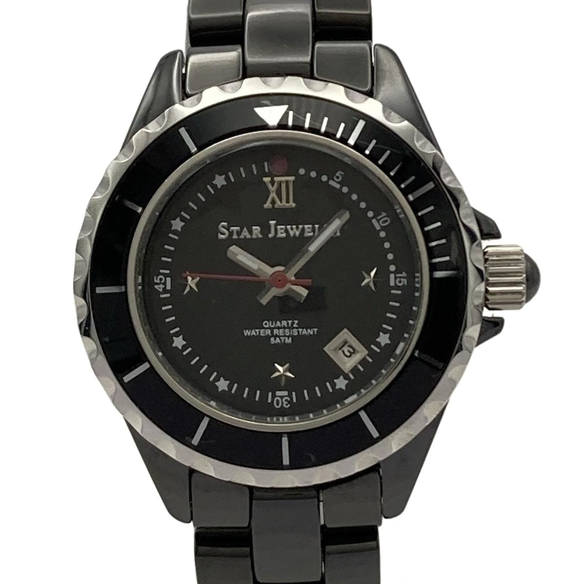 STAR JEWELRY スタージュエリー 腕時計 - レディース 2010 Limited Model 黒×ダークグレー