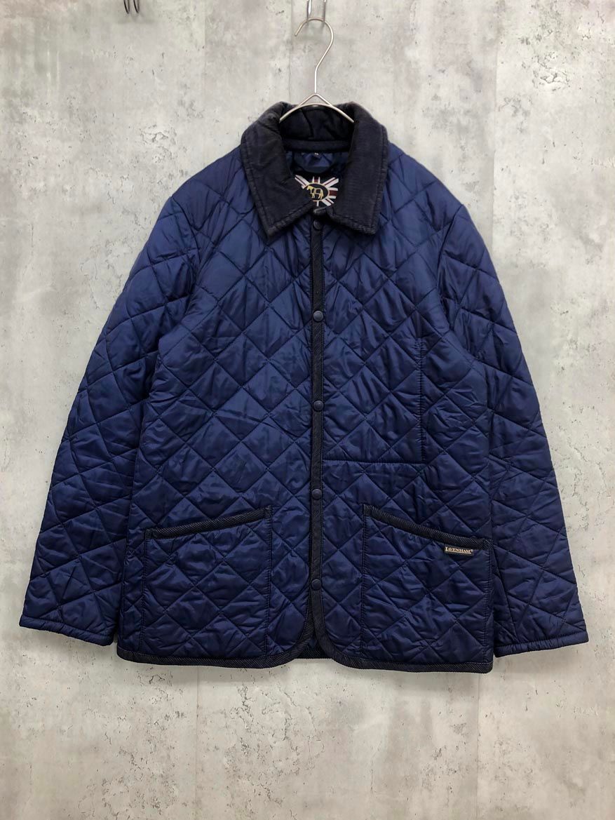 ラベンハム デンハム キルティング ジャケット size 36 紺 メンズ