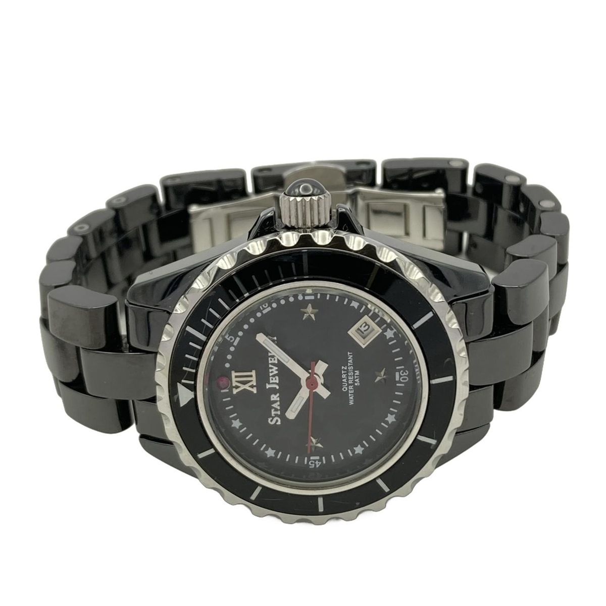 STAR JEWELRY スタージュエリー 腕時計 - レディース 2010 Limited Model 黒×ダークグレー