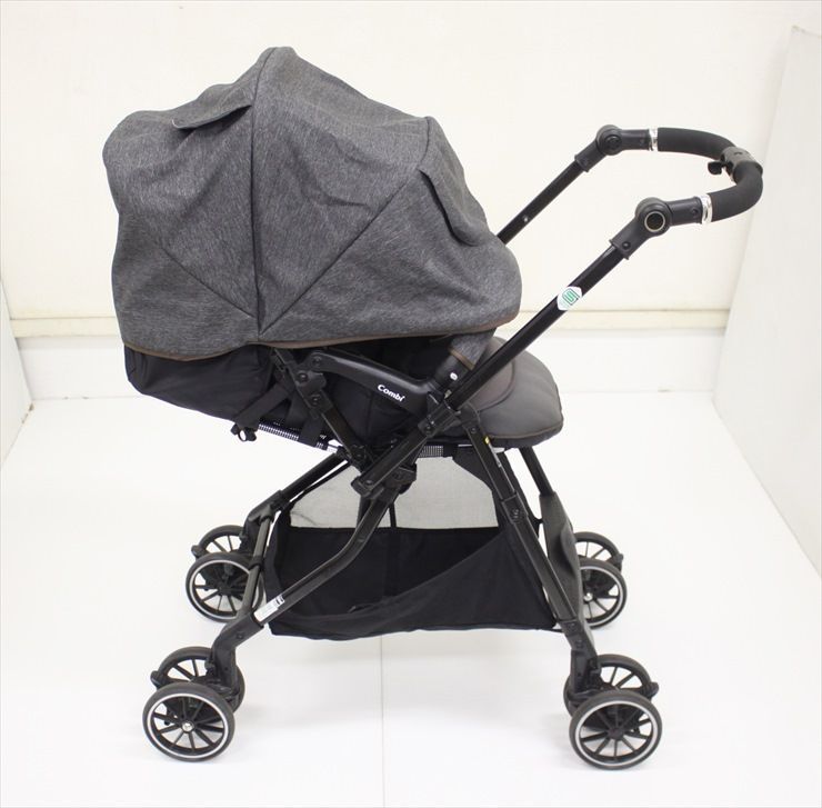 美品】combi スゴカルα 4キャス compact HT メランジグレー 【公式通販】