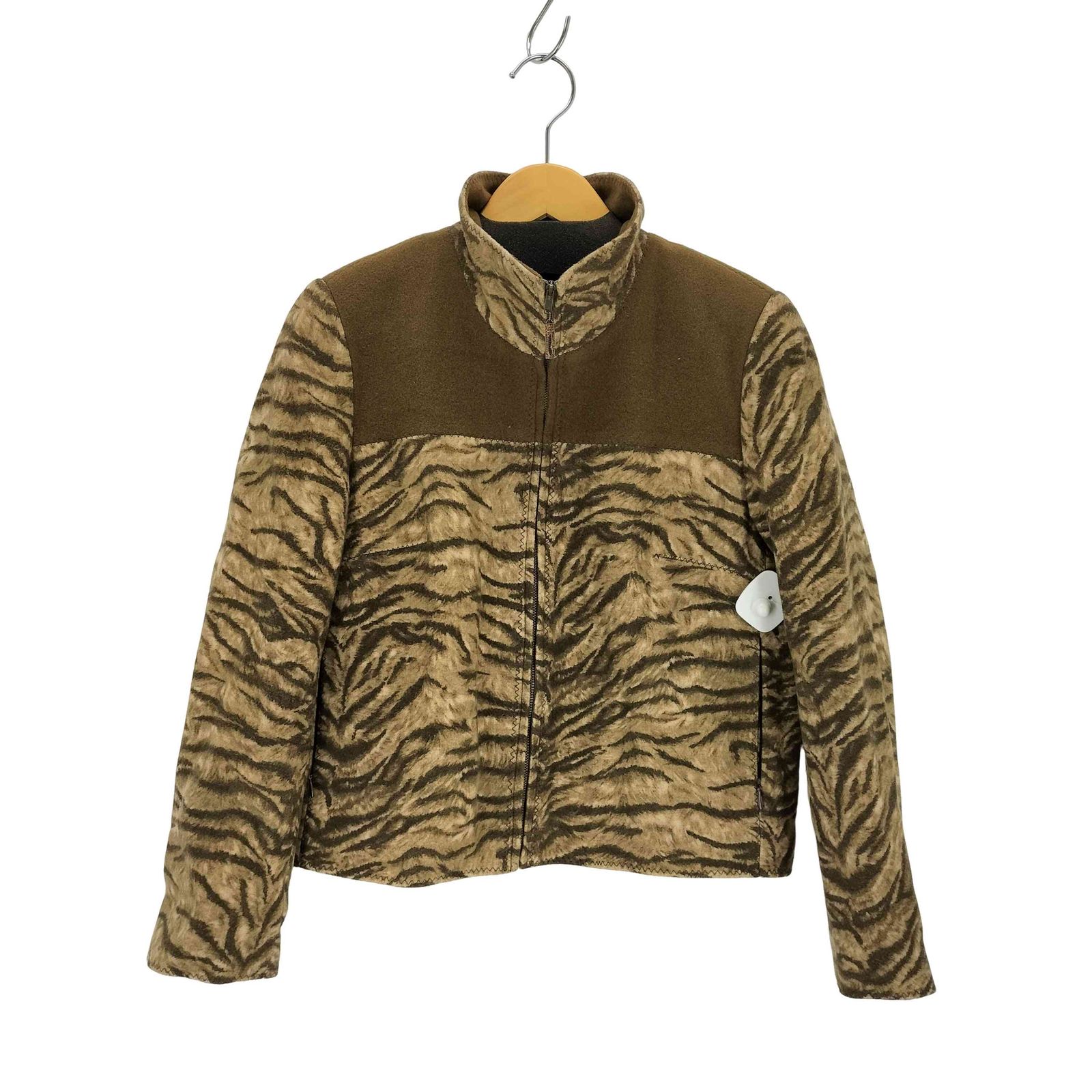 イタリヤ 伊太利屋 ウールナイロン ジップアップジャケット レディース