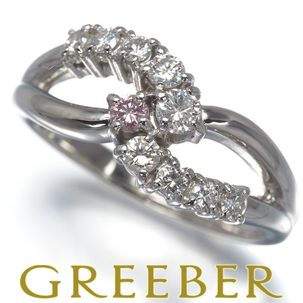 TASAKI タサキ リング ピンク&クリア ダイヤ ダイヤモンド 0.46ct 15号