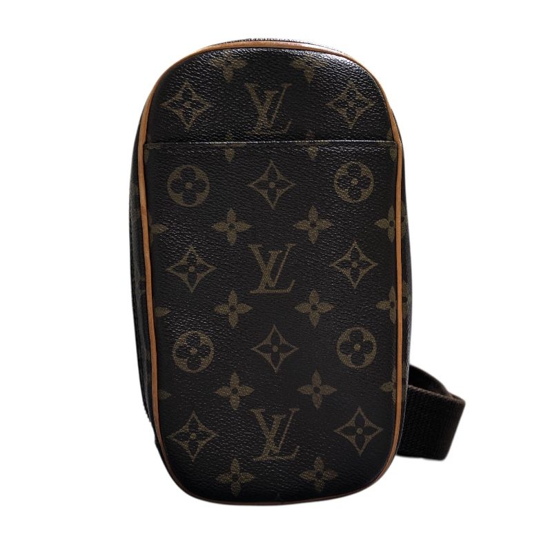 ルイ ヴィトン LOUIS VUITTON ポシェットガンジュ M 51870 ブラウン モノグラムキャンバス レディース ボディバッグ