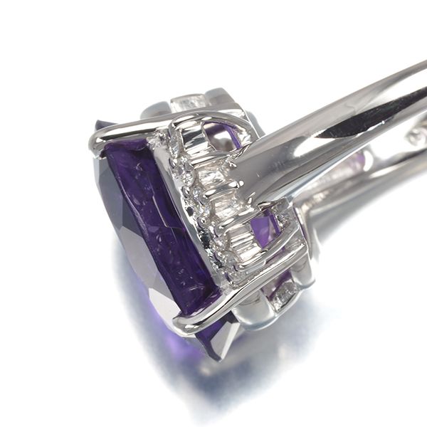 TASAKI タサキ リング アメジスト 6.45ct ダイヤ ダイヤモンド 0.18ct