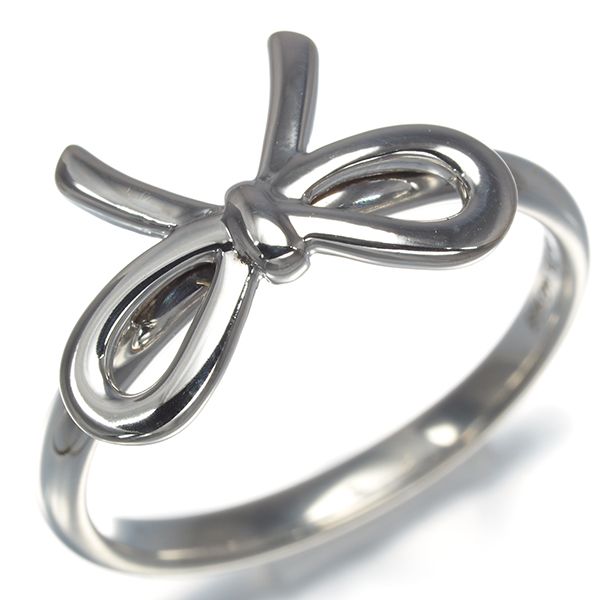 オンライン ティファニー リング ボウ リング 11号 シルバー 925