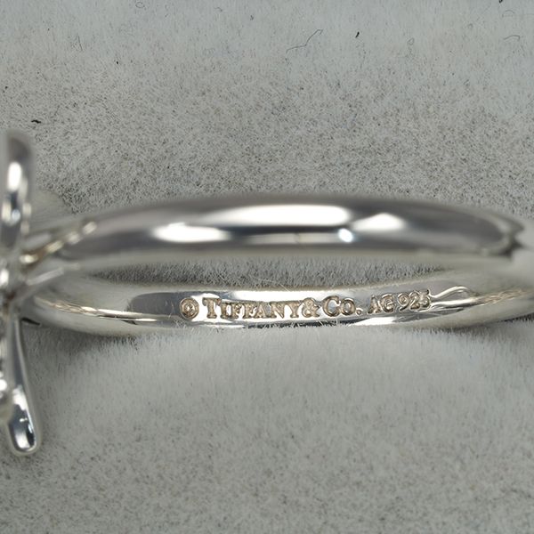 オンライン ティファニー リング ボウ リング 11号 シルバー 925