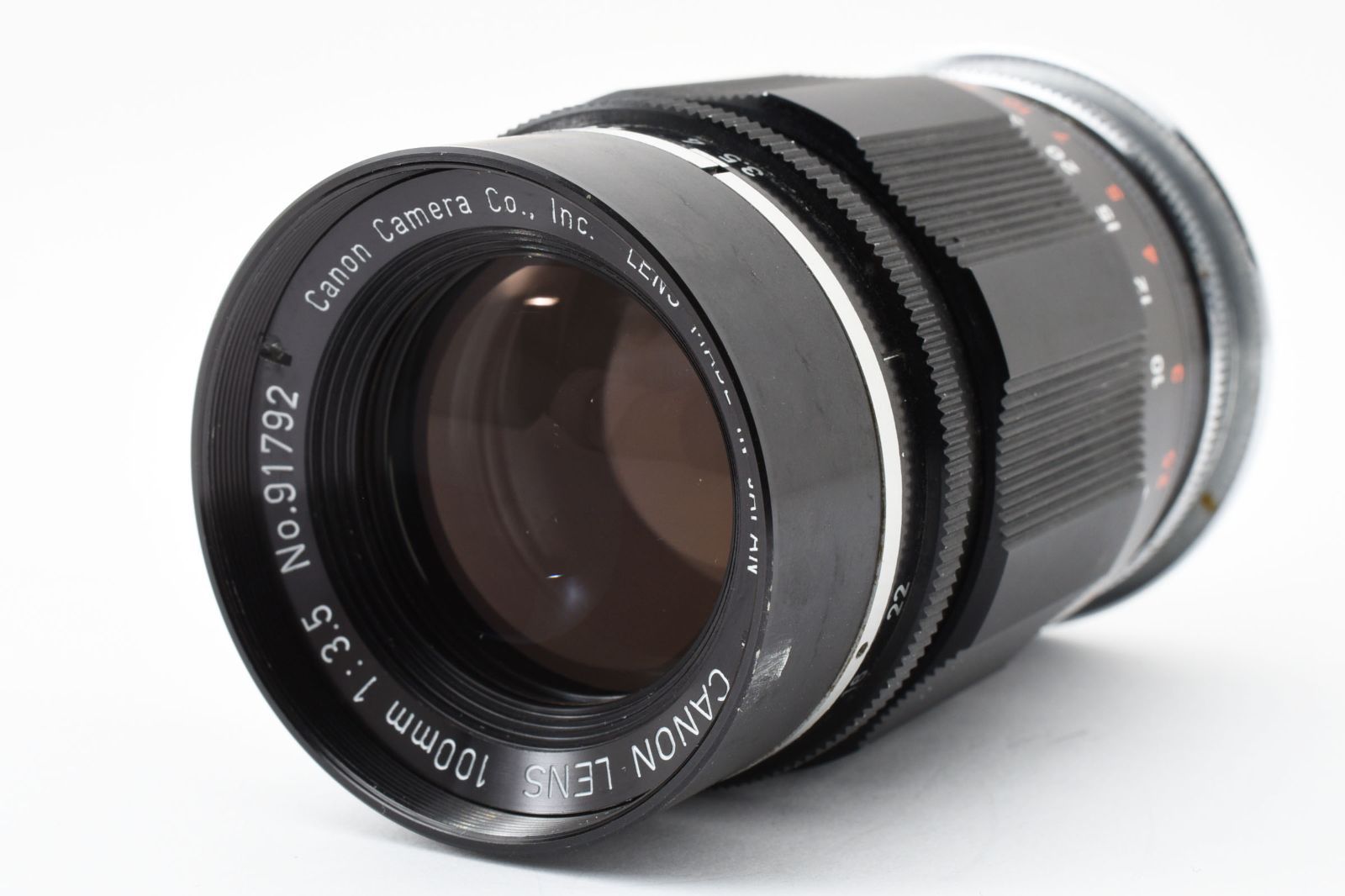 3786 L キャノン Canon 100 mm f 3 5 Lens Black LTM 39 w Finder