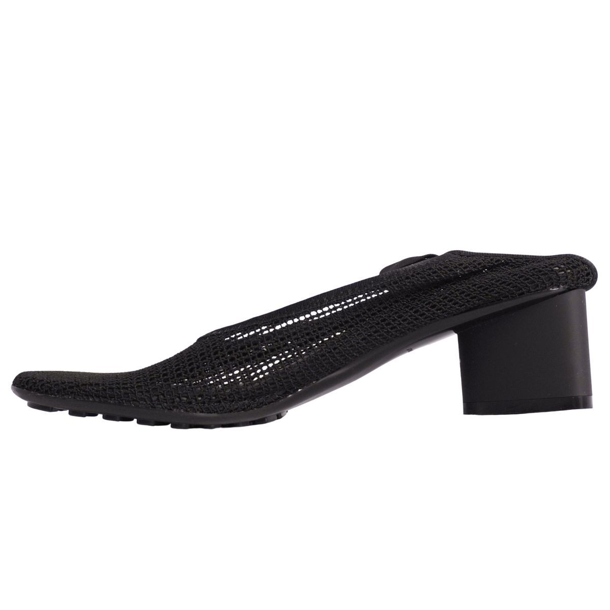 美品 ボッテガヴェネタ BOTTEGA VENETA パンプス メッシュ ヒール