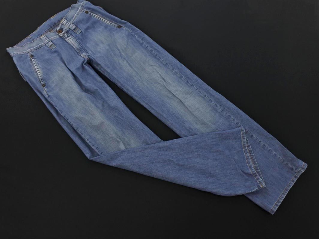 REPLAY リプレイ ワイド デニムパンツ size32/青 □□ メンズ - メルカリ