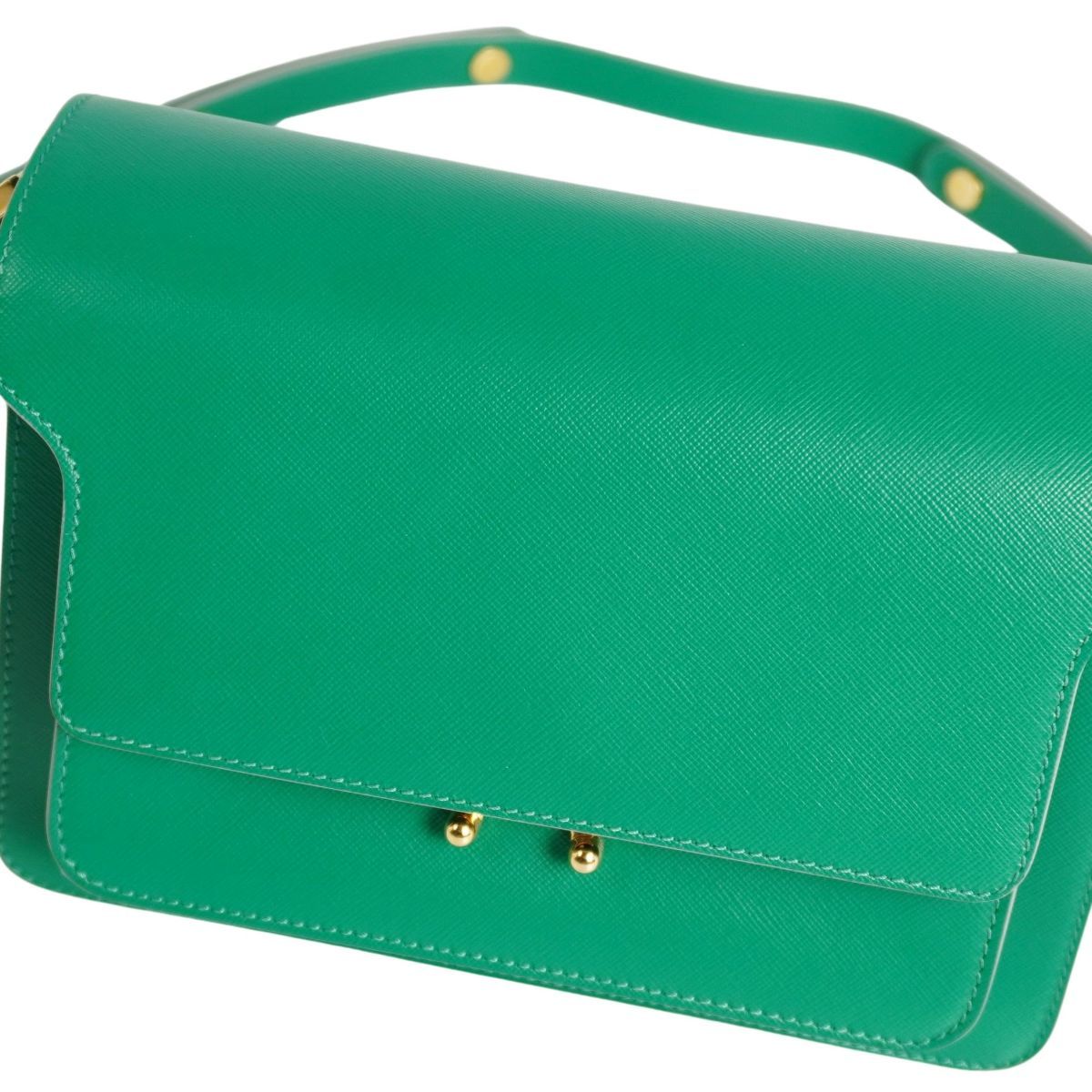 極美品 マルニ MARNI バッグ TRUNK トランク ショルダーバッグ レザ