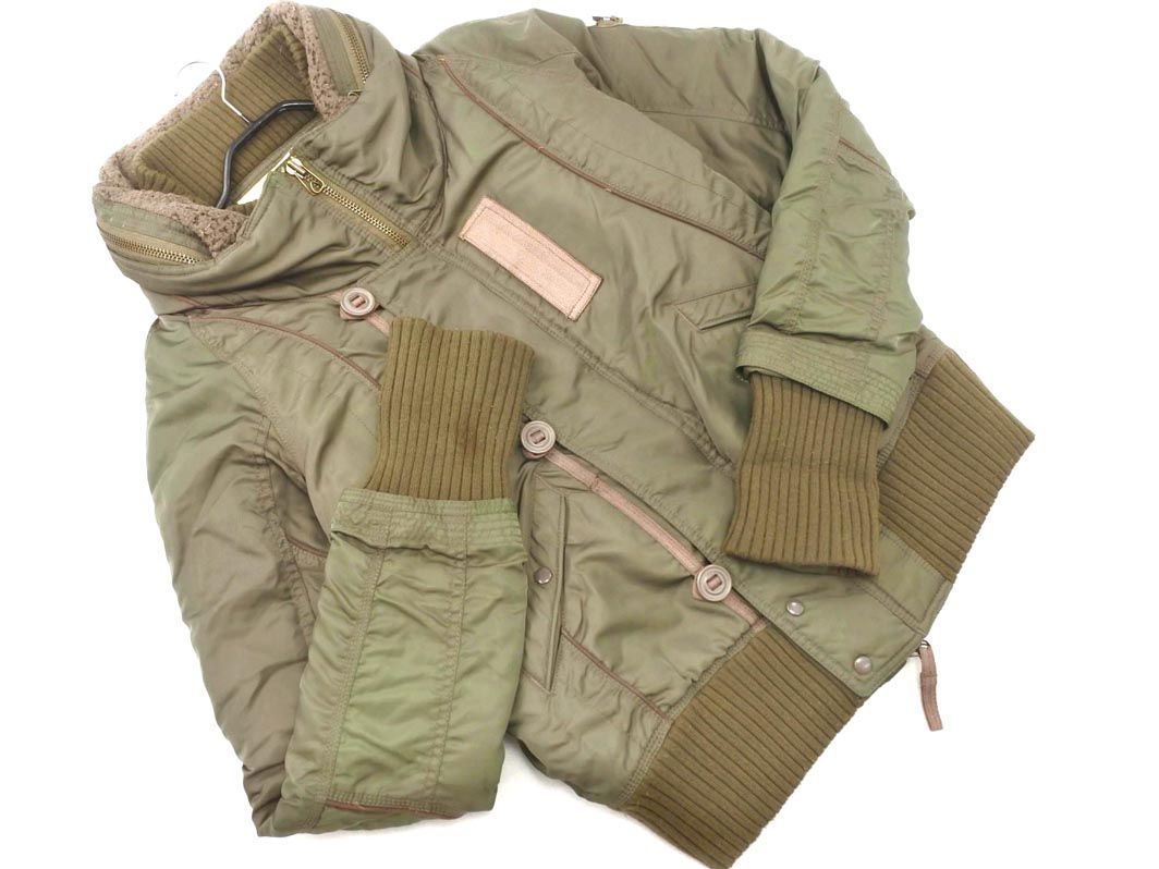 goa ゴア 裏ボア ミリタリー ジャケット sizeM/カーキ ◇□ レディース