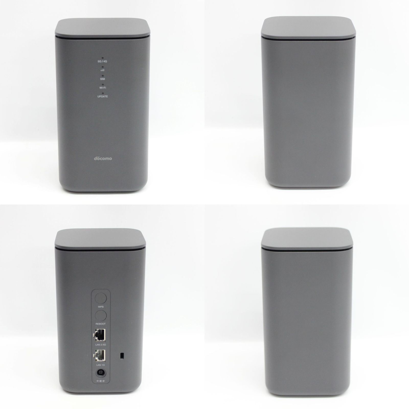 docomo  5G HR02 　中古品 中古品】DOCOMO home5G HR02 ダークグレイ 2023年 ホームルーター