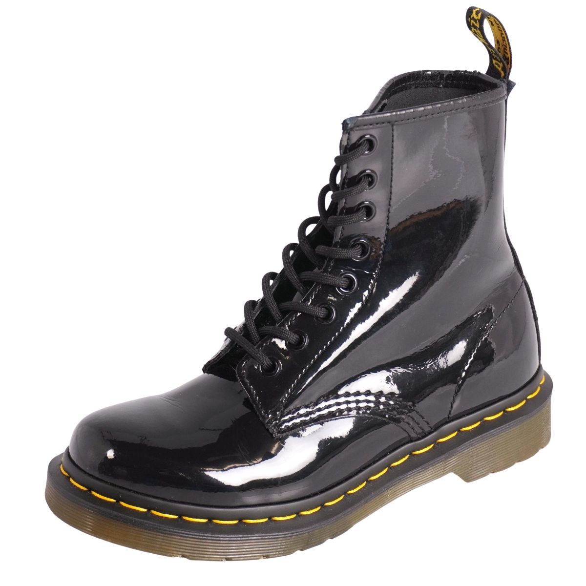 美品 ドクターマーチン Dr.Martens ブーツ 1460 8ホール エナメ - メルカリ