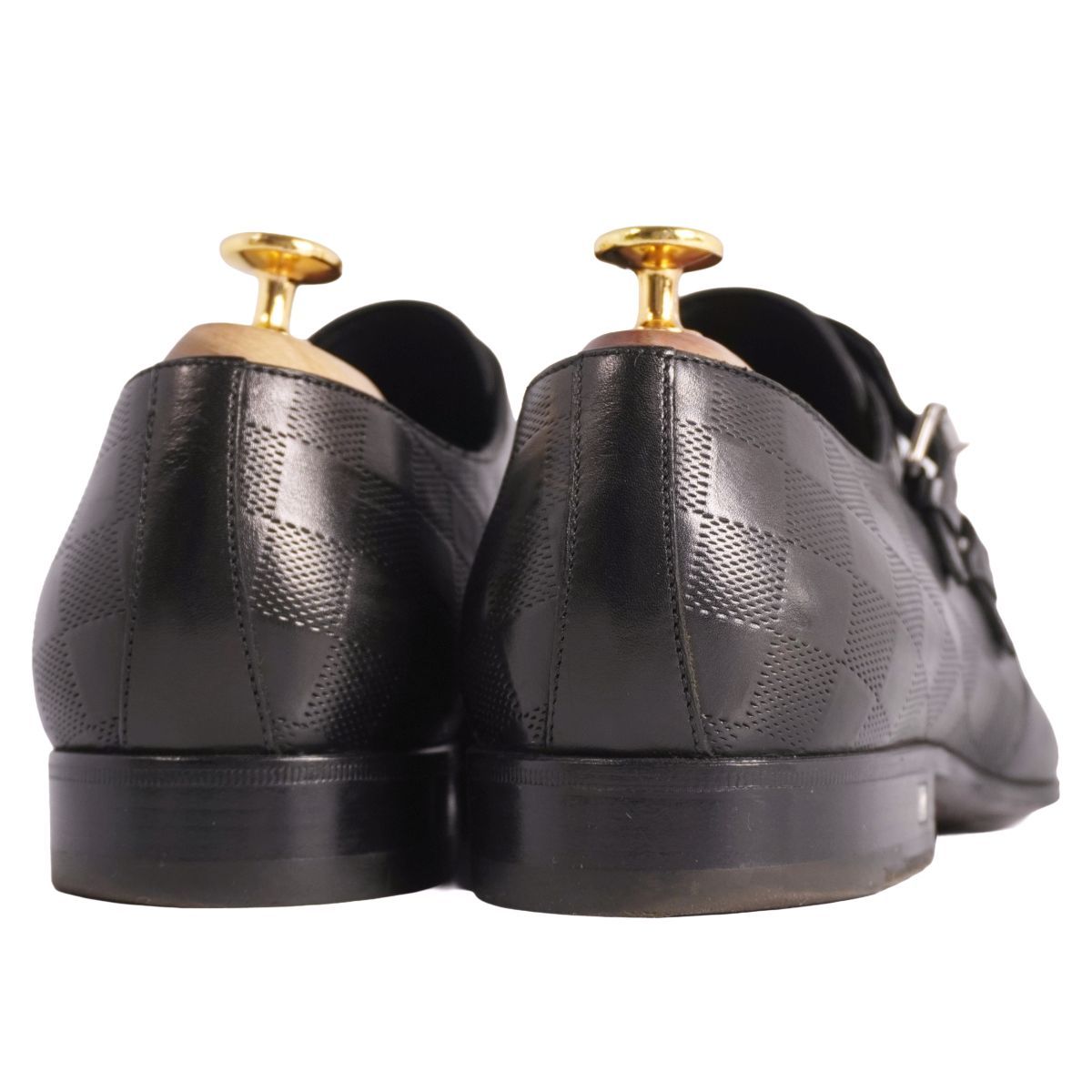 美品 ルイヴィトン LOUIS VUITTON レザーシューズ ダブルモンクスト