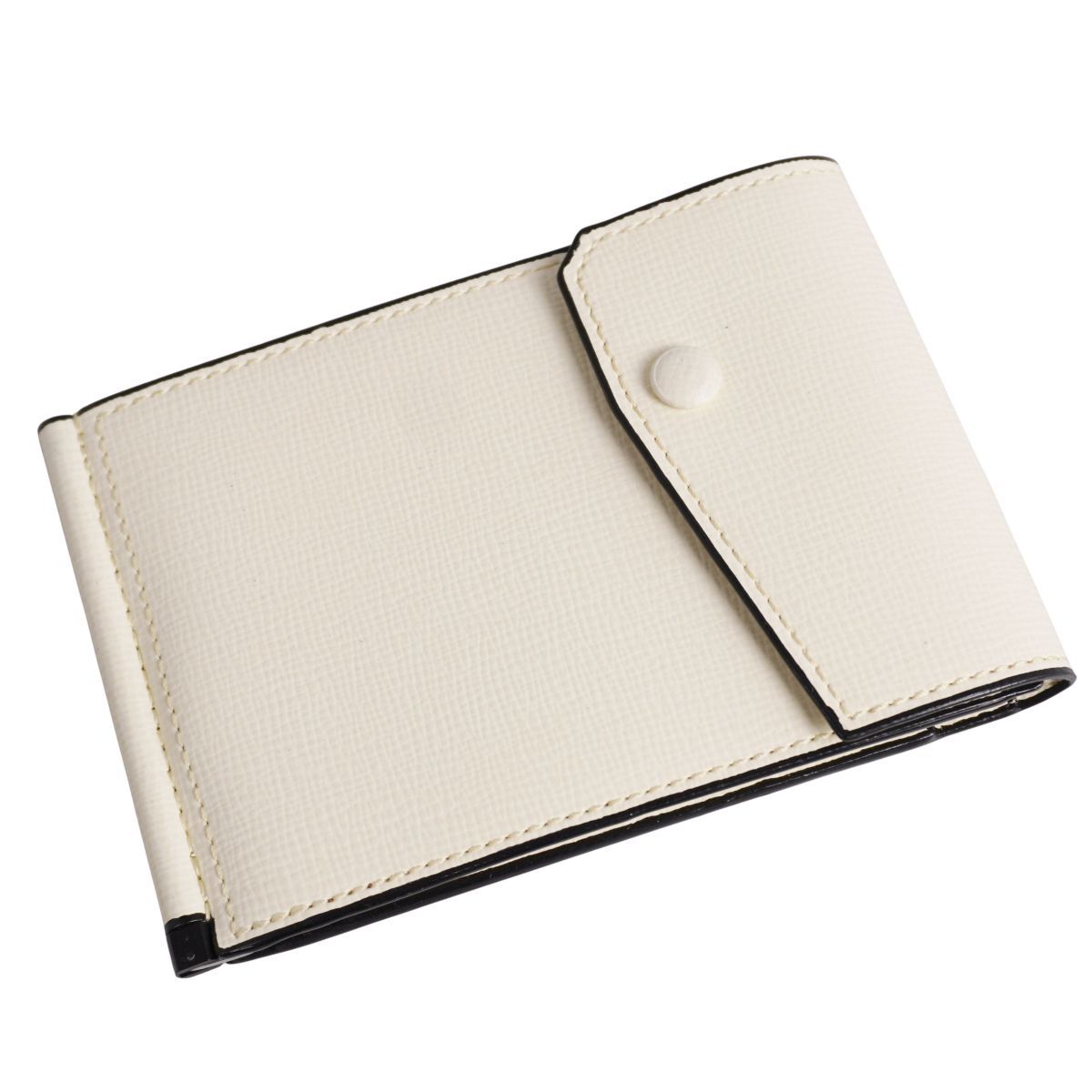 美品 ヴァレクストラ Valextra 財布 マネークリップ コンパクト