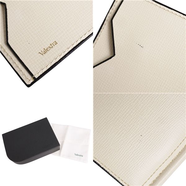 美品 ヴァレクストラ Valextra 財布 マネークリップ コンパクト