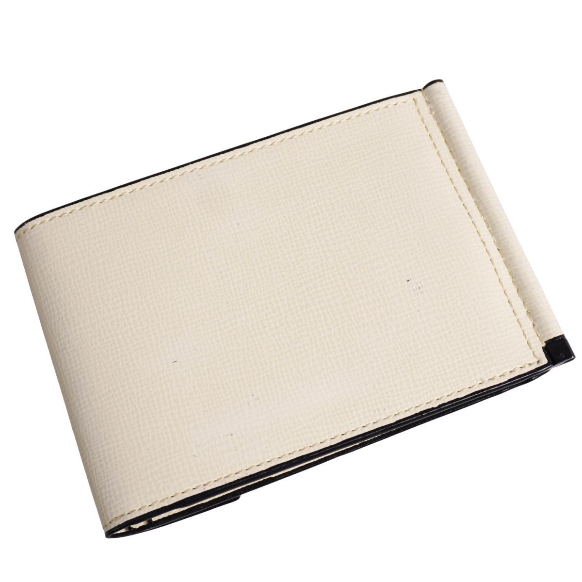 美品 ヴァレクストラ Valextra 財布 マネークリップ コンパクト