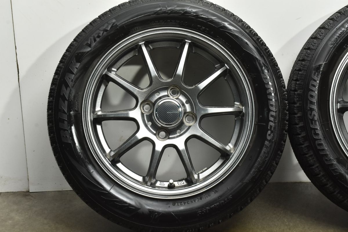  Vエモーション 14 in 4 5 J 45 PCD 100 ブリヂストン ブリザック VRX 2 155 65 R N BOX デイズ サクラ アルト ワゴンR ムーブ 14インチ タイヤ ホイールセット