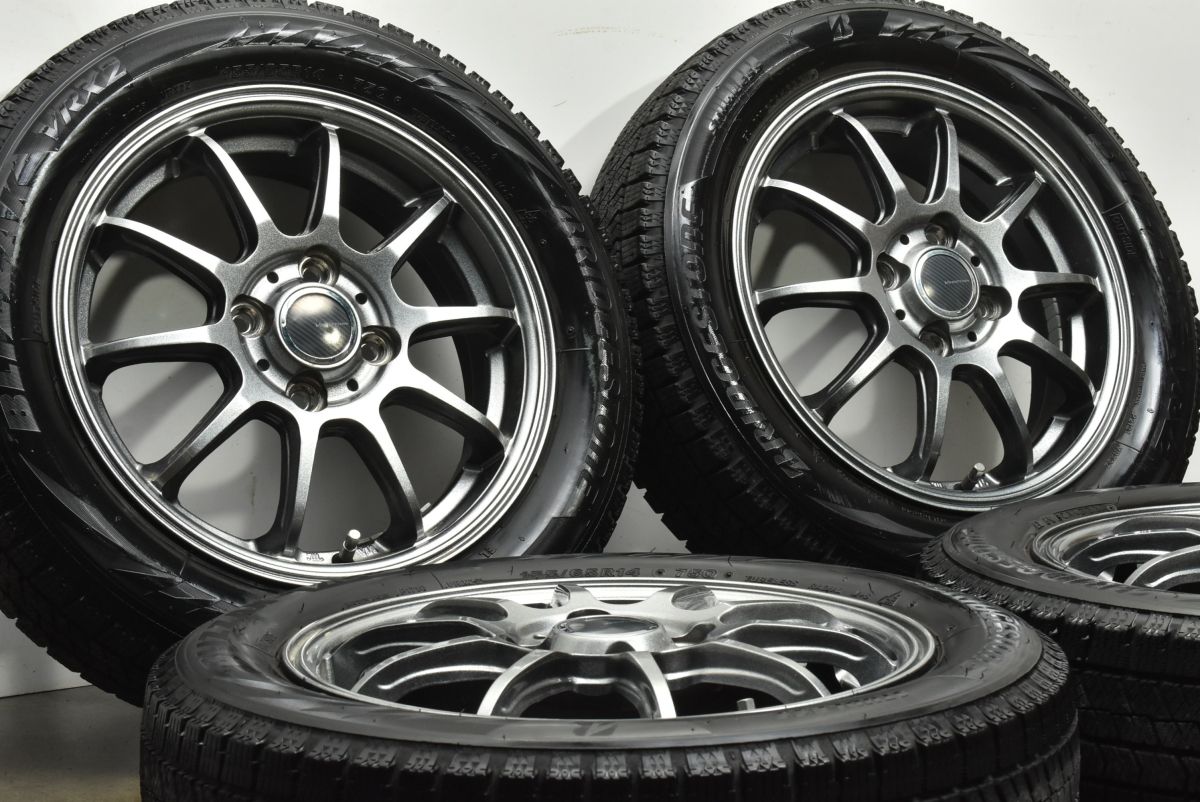 Vエモーション 14 in 4 5 J 45 PCD 100 ブリヂストン ブリザック VRX 2 155 65 R N BOX デイズ サクラ アルト ワゴンR ムーブ