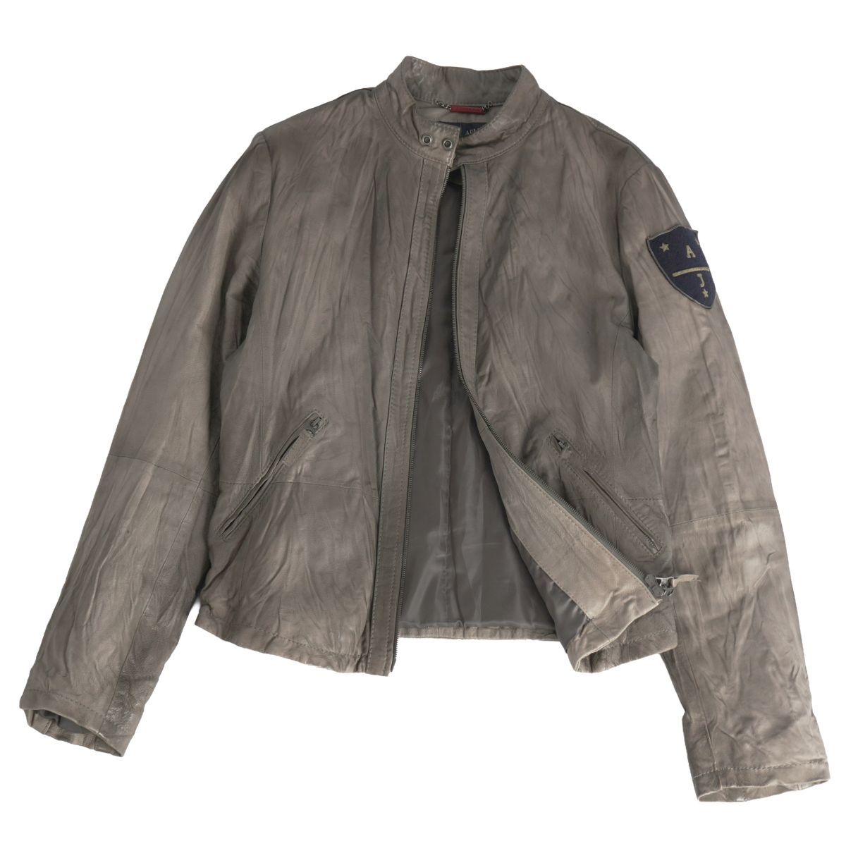 アルマーニジーンズ　レザージャケット【美品】 美品 アルマーニジーンズ ARMANI JEANS ジャケット レザージャケット