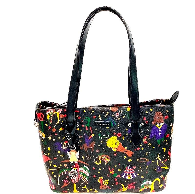 PIERO GUIDI ピエログイディ マジックサーカス柄 トートバッグ