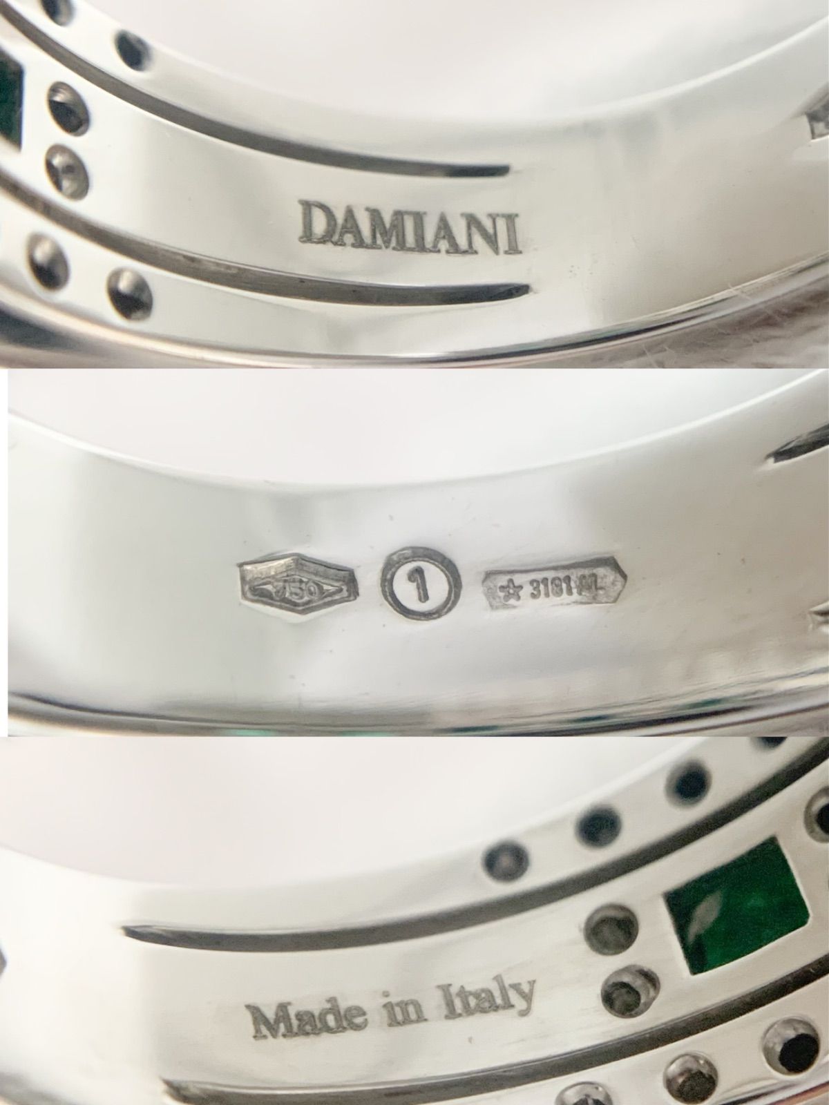 セールSALE】【中古】DAMIANI ダミアーニ 750 ベルエポック エメラルド