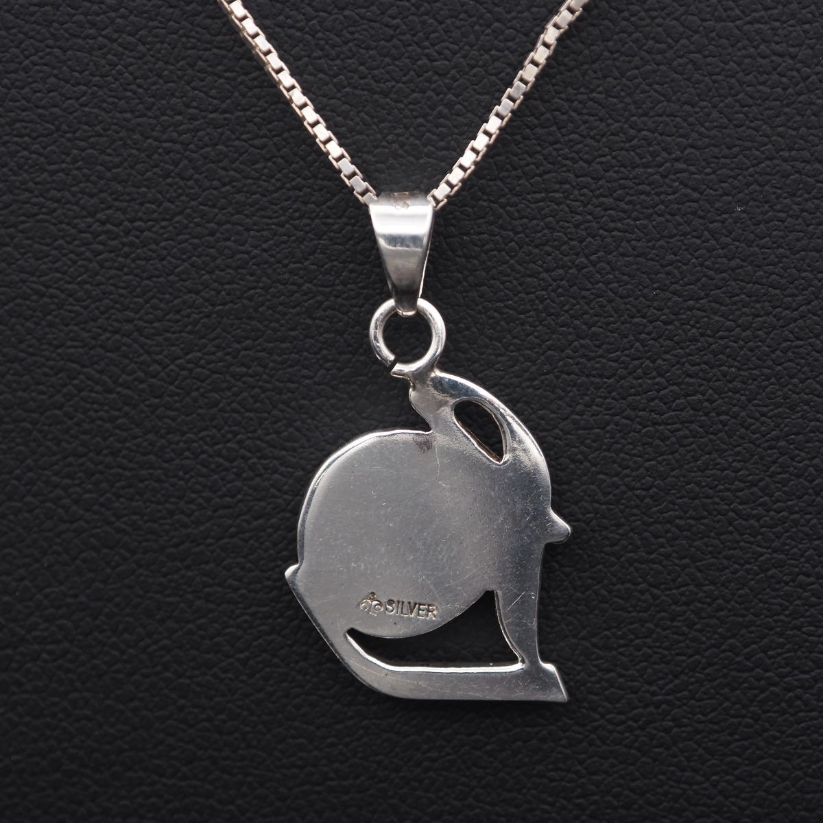 J629 ヴィンテージ SILVER刻印 ペンダント トップ ロゴ? デザイン