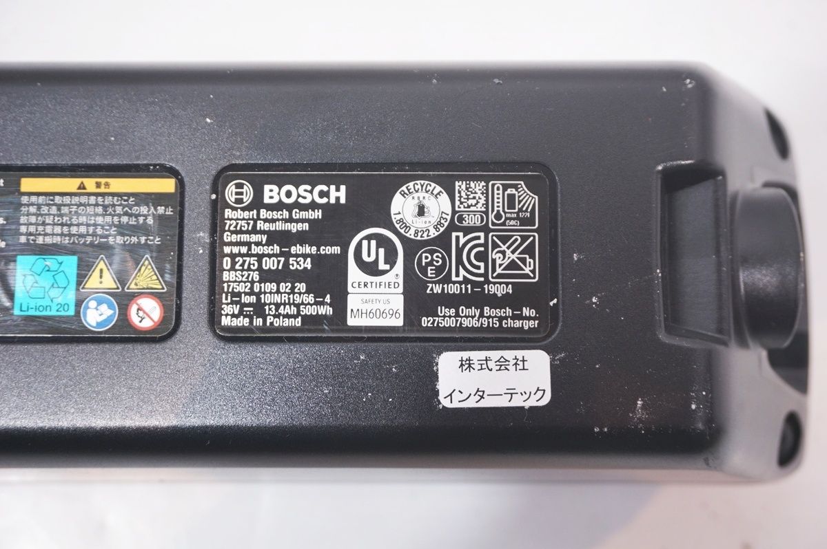アクセサリー Bosch PowerPack 500 BOSCH 「ボッシュ」 POWERPACK 500 バッテリー / バイチャリ世田谷店