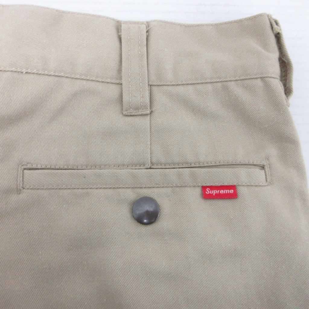 シュプリーム SUPREME チノパン ハーフパンツ ショートパンツ ベージュ