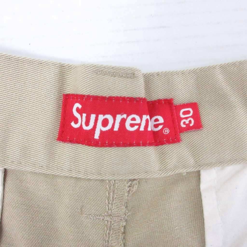 シュプリーム SUPREME チノパン ハーフパンツ ショートパンツ ベージュ