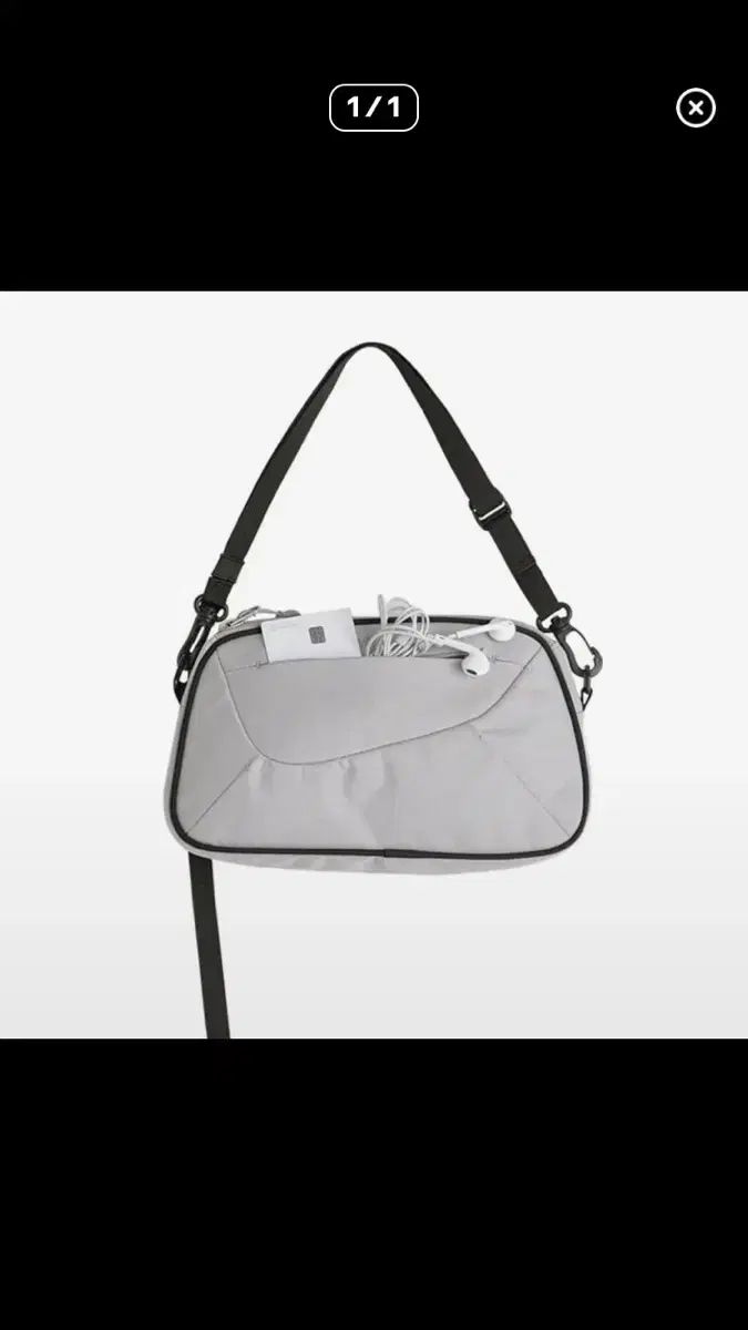 オホス ojos トラゾイド ナンロン ホーボー バッグ グレー クロスバック